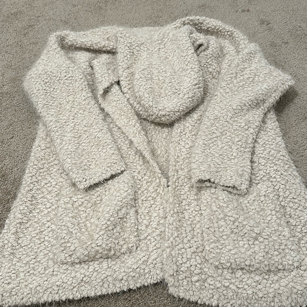 Lovestitch Fuzzy Cardigan Hooded